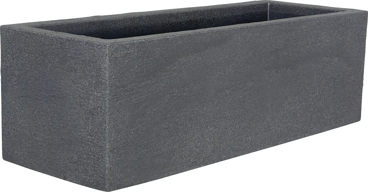 Geli Pflanzkübel Geli Pflanztopf Kubus 80 x 30 x 27 cm anthrazit
