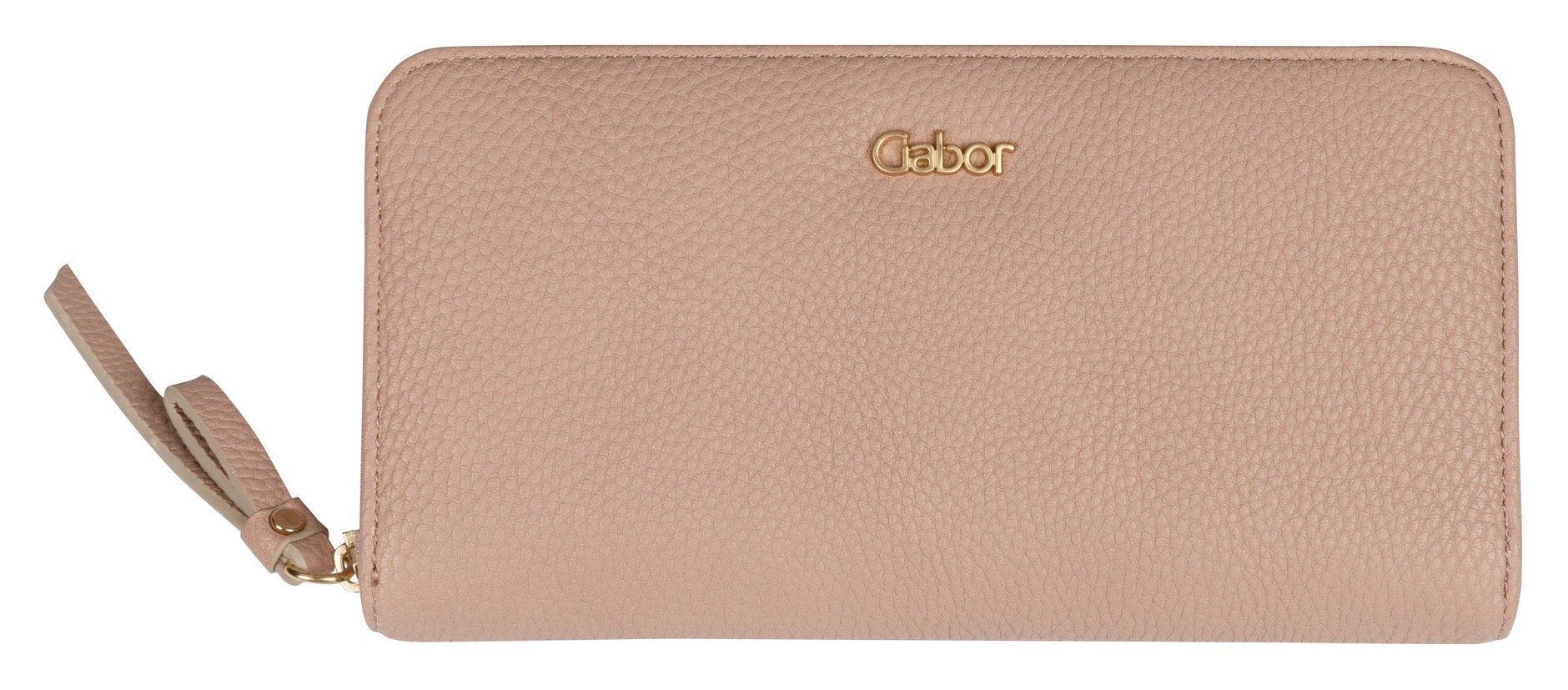 Gabor Geldbörse GELA Long zip wallet XL, mit abnehmbaren Umhängeriemen rose