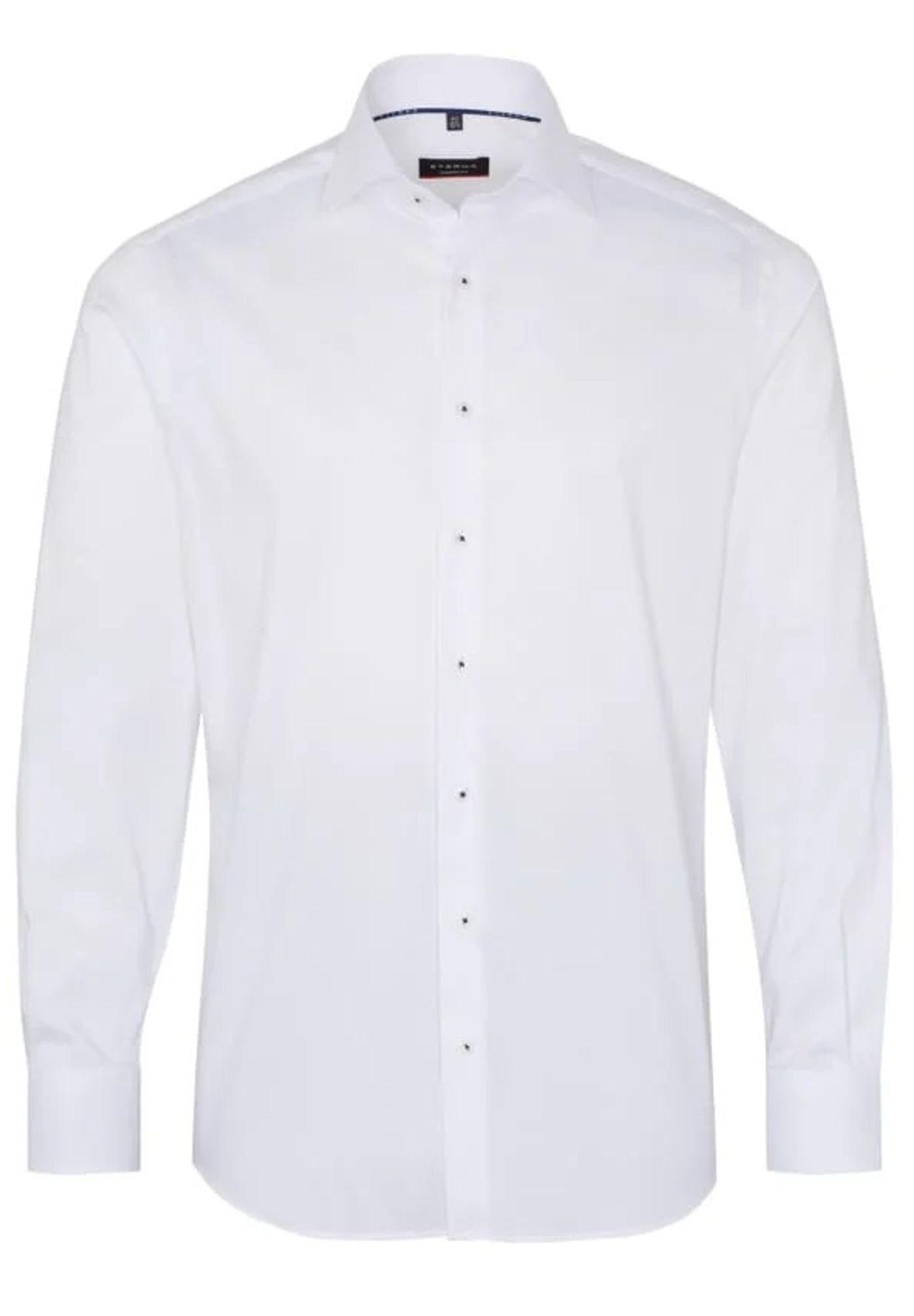 Eterna Langarmhemd Modern Fit Unifarben Weiß (00)