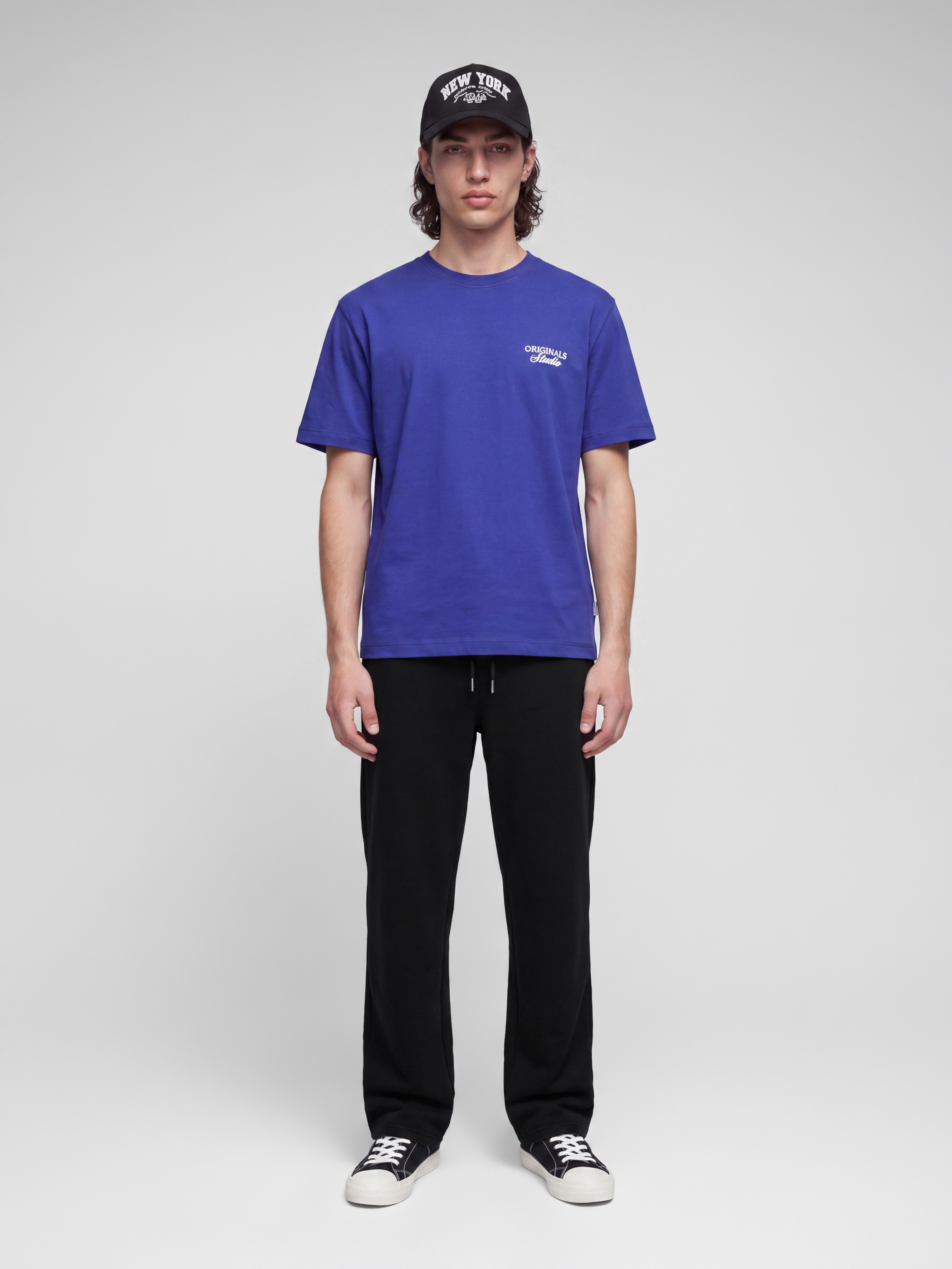 Jack & Jones Sweathose JPSTBILL LEGACY SCUBA UNC SWT PANTS NOOS Materialmix, locker geschnitten – Bild 3 von 5