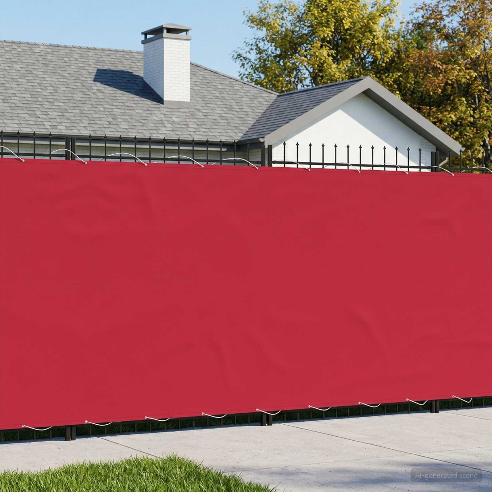 vidaXL Balkonsichtschutz Balkon Sichtschutz 200 x 300 cm Stoff mit PU-Beschichtung (1-St)
