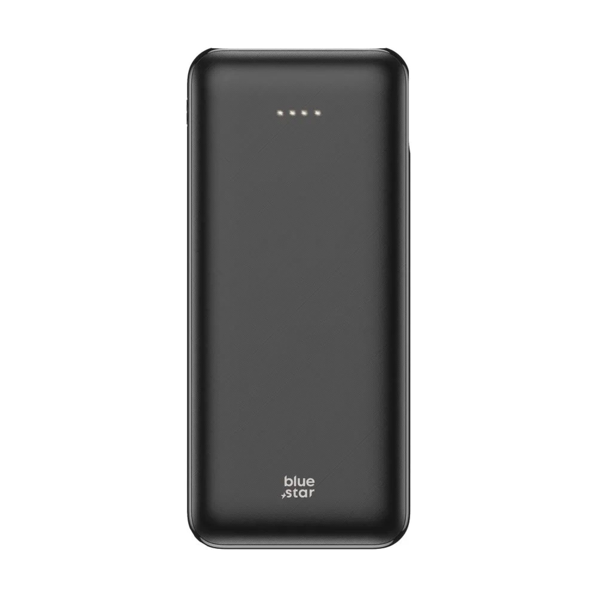 BlueStar Powerbank 20000 mAh 2,1A USB-C, Micro-USB & USB-A - Anschlüsse Powerbank