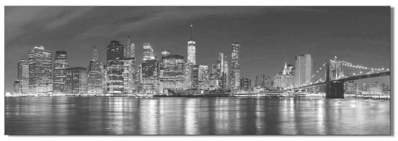 Victor (Zenith) Acrylglasbild New York, Architektur, in 20x60 cm, Glasbilder Stadt New York City