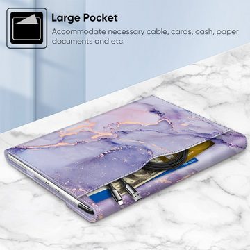 Fintie Tablet-Hülle Hülle für Microsoft Surface Pro 8 13 Zoll (2021), Multi-Sichtwinkel Kunstleder Tasche Schutzhülle, Type Cover Kompatibel