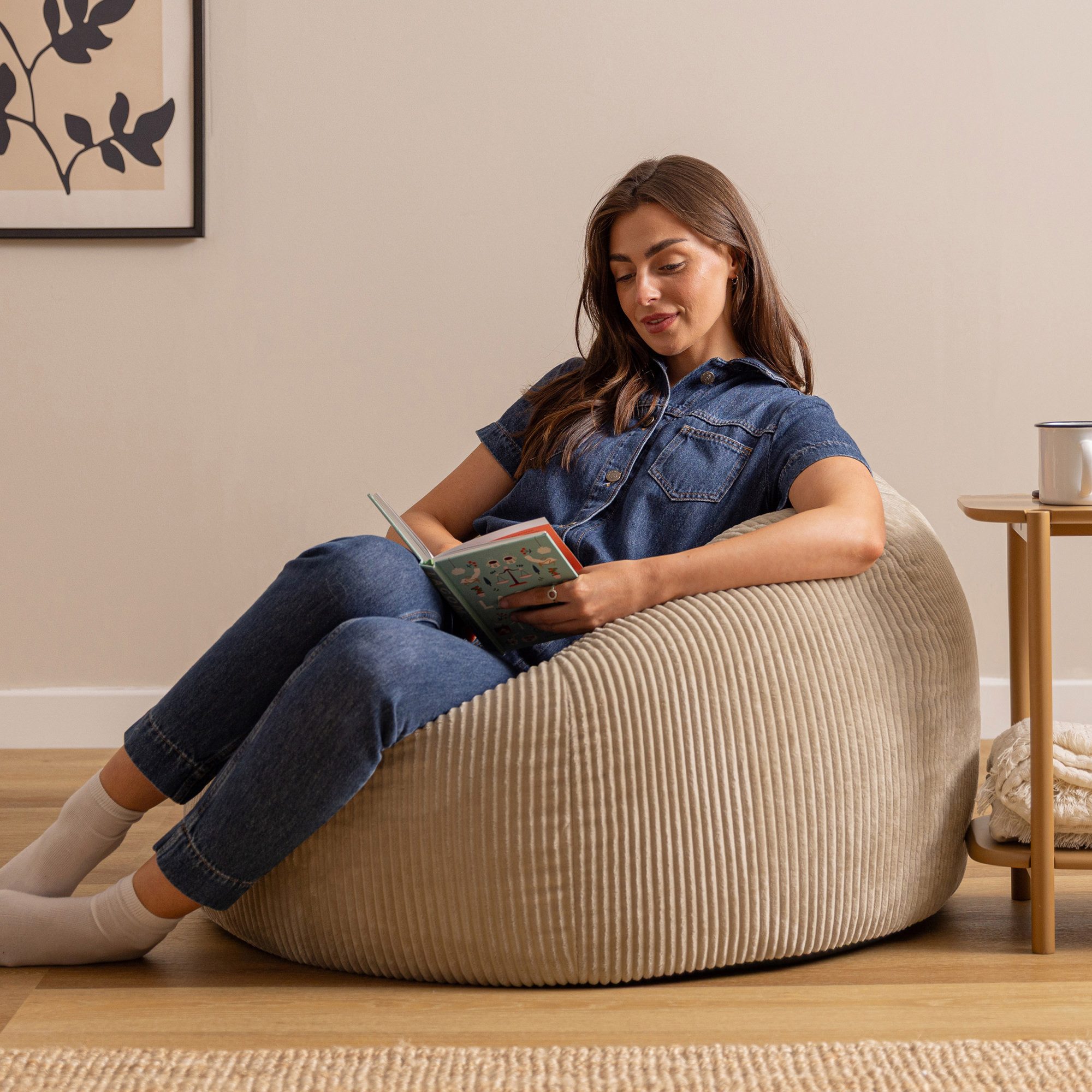 icon Sitzsack Erwachsene XXL aus Cord „Kingston“, Sitzsack XXL, Made in Ger günstig online kaufen