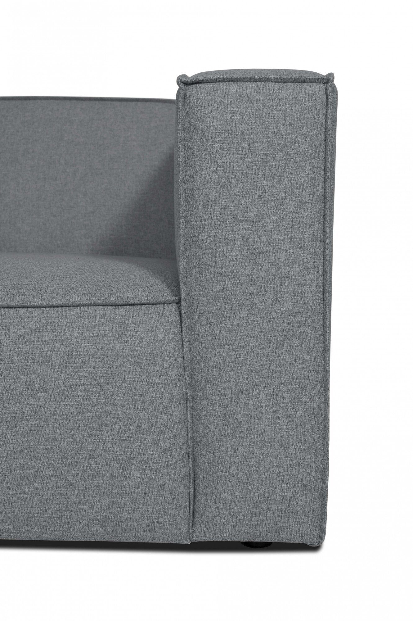 grey tiefe angenehmer Kedernaht, Ecksofa extra andas Dalby, mit light Sitzfläche, Sitzkomfort