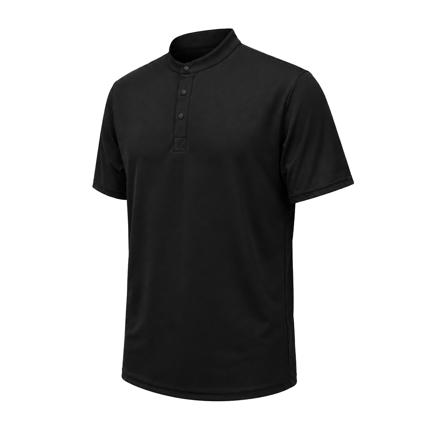 Allthemen Poloshirt Herren Kurzarm Poloshirt mit Henleykragen und Knopfleiste Regular Fit