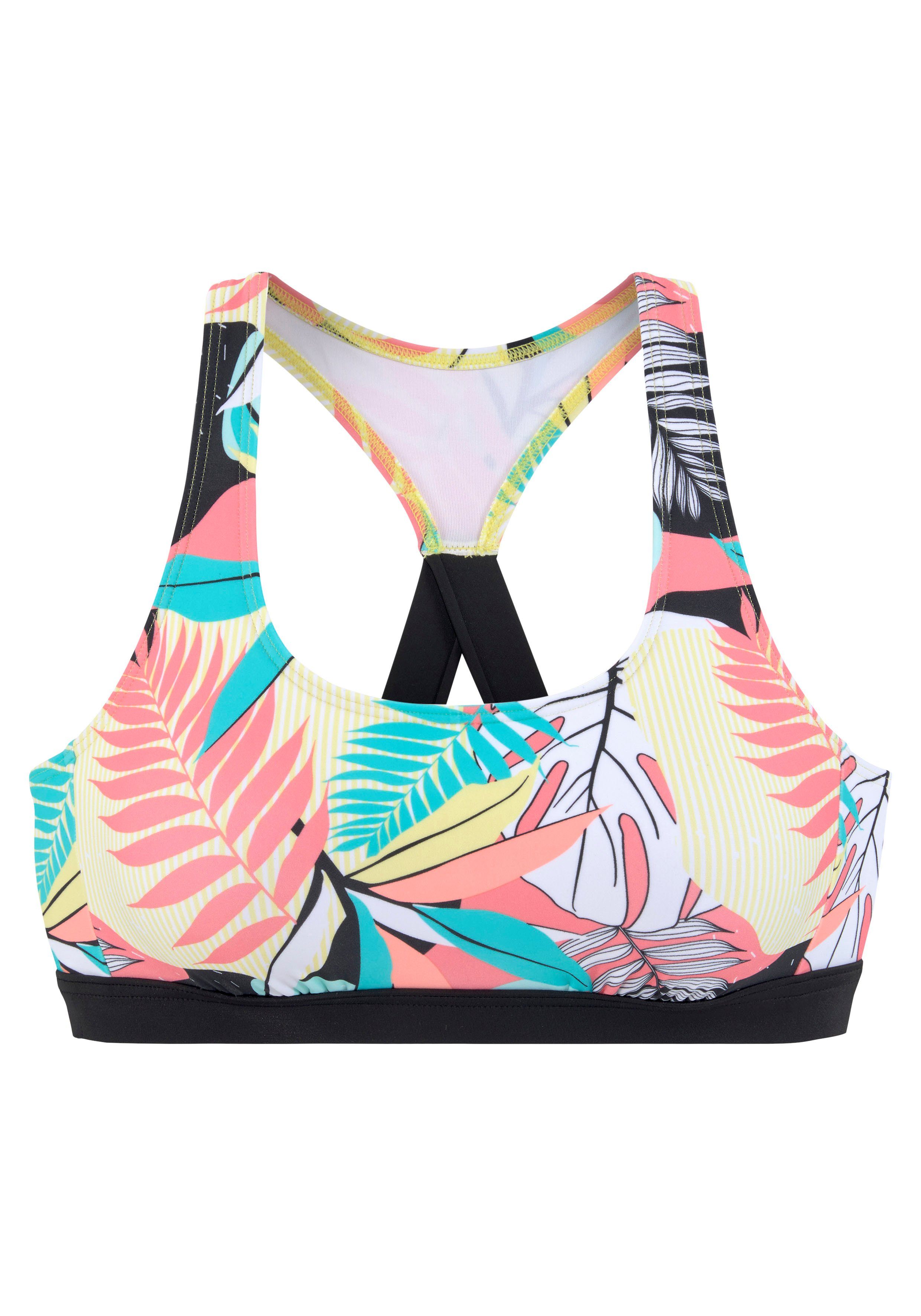 LASCANA ACTIVE Bustier-Bikini-Top Layne, mit Racerback günstig online kaufen