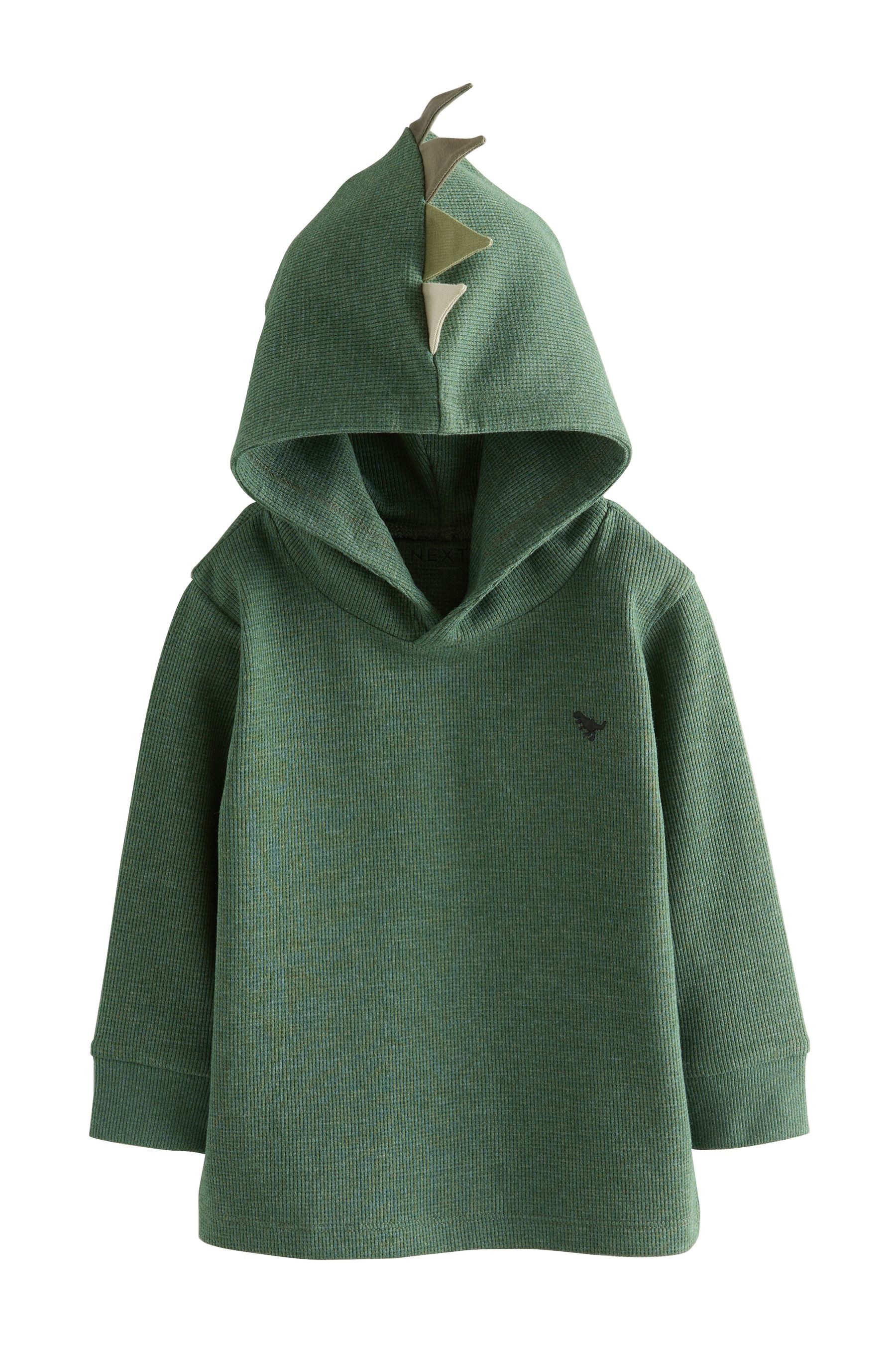 Next T-Shirt Jersey-Hoodie mit Dinosaurier-Zacken (1-tlg) günstig online kaufen