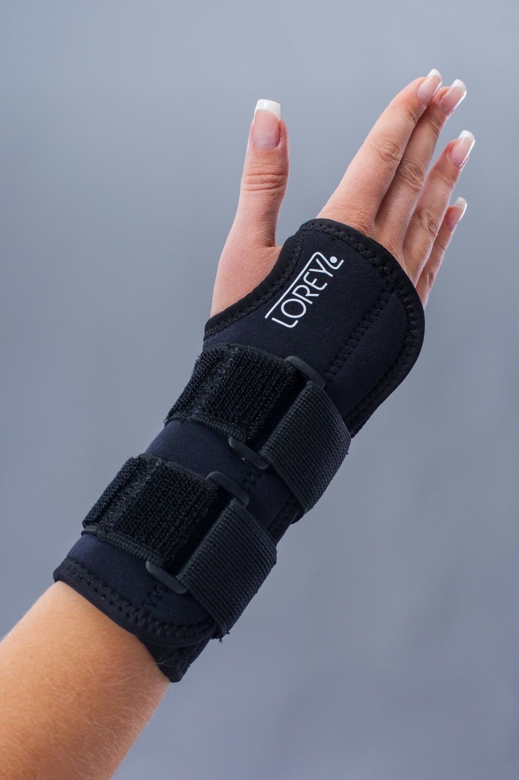 Lorey Medtec Handbandage Handgelenkstütze aus Neopren mit Aluschiene – Größe XXL, Unisex