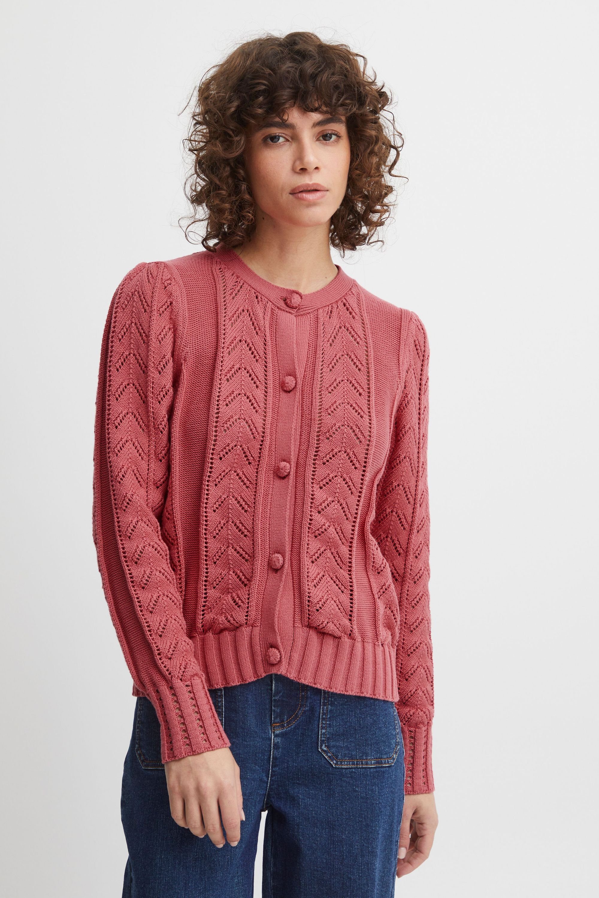 - Strickjacke (181635) Atelier 20117990 CA Slate Rêve Rose IRGERTRUDE