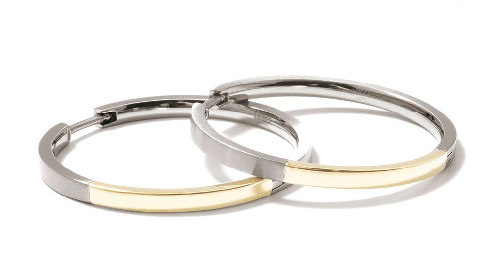 Boccia Creolen-Set Ohrringe teilvergoldet - Boccia Jewelry Modell: 0516-02 günstig online kaufen