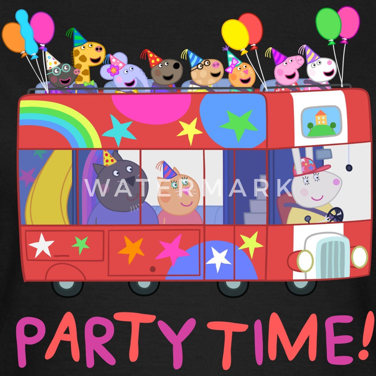 Spreadshirt T-Shirt Peppa Pig Design Party günstig online kaufen