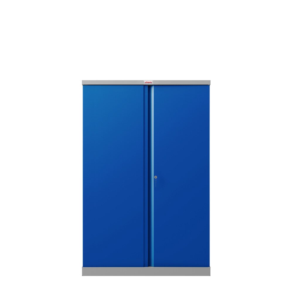 Phoenix Verschluss-Überfalle Phoenix SCL1491GBK - Stahlschrank - Schlüsselschloss - Grau / Blau, (1-tlg)