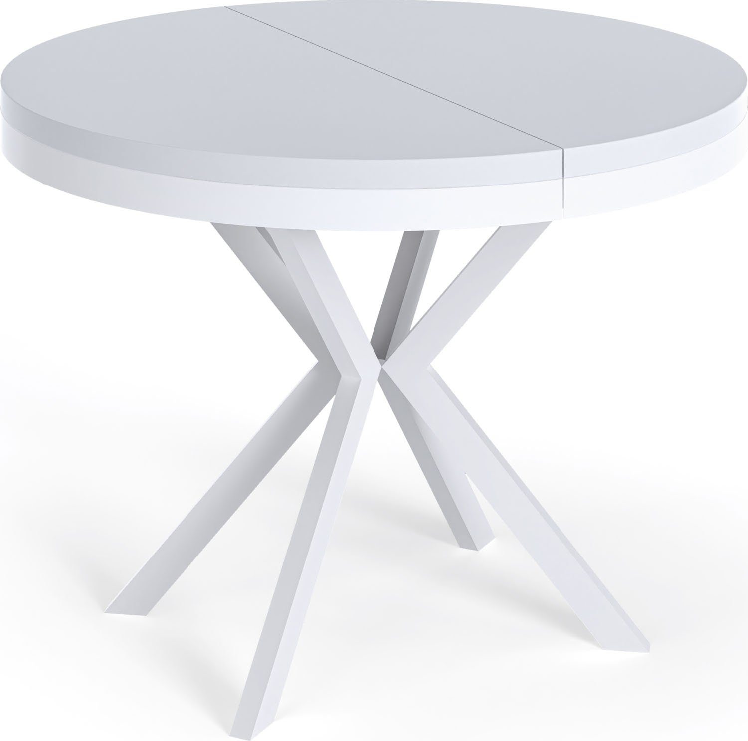 WFL GROUP Esstisch Cloud (erhältlich in 3 Größen – 90/100/120 cm ausziehbar günstig online kaufen