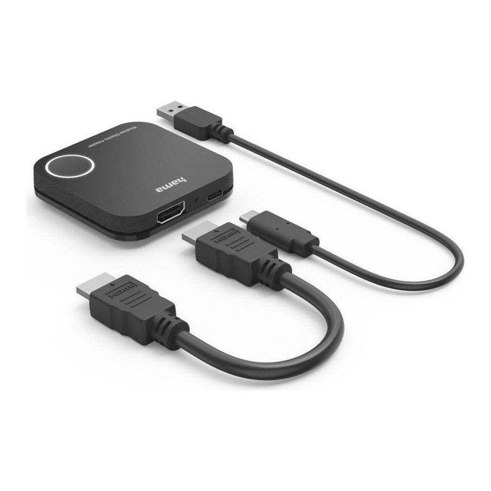 Hama Wireless-Display-Adapter schwarz für kabellose Verbindungen. Elektro-Adapter