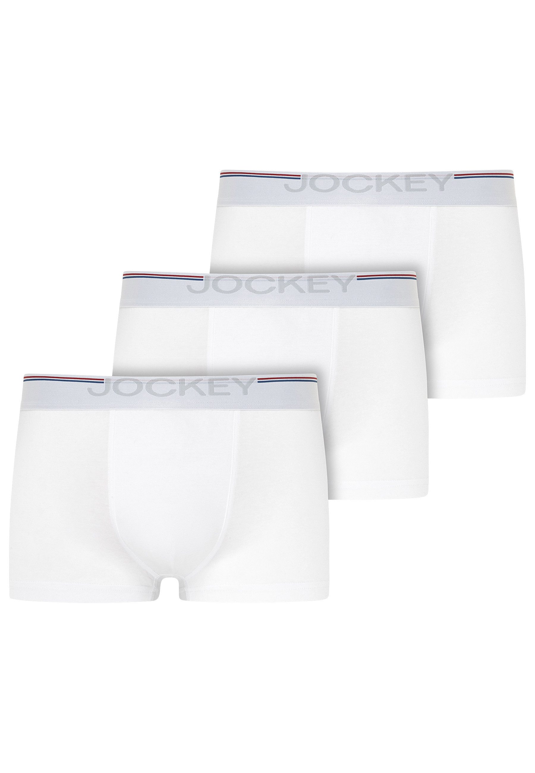 Jockey Trunk Cotton Stretch (3er Pack) (3er Pack), atmungsaktiv, passgenau mit Stretchanteil