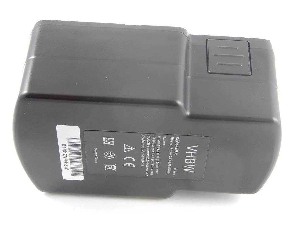 kompatibel TDK15.6, NiMH PS-400, (15,6 / V) vhbw Festool Festo 3300 mit Akku T15+3 mAh PS400,