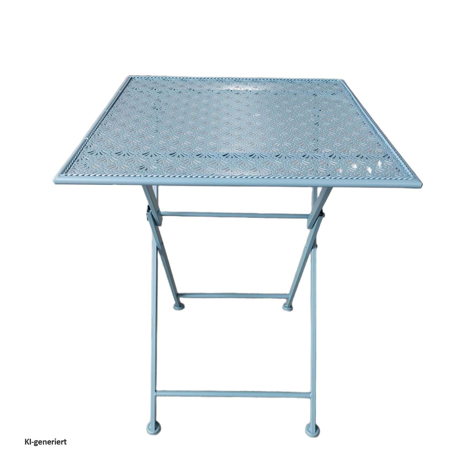 HTI-Living Gartentisch Gartentisch Solea Blau (1 Stück, 1-St., 1 Gartentisch), Klapptisch – Bild 3 von 3