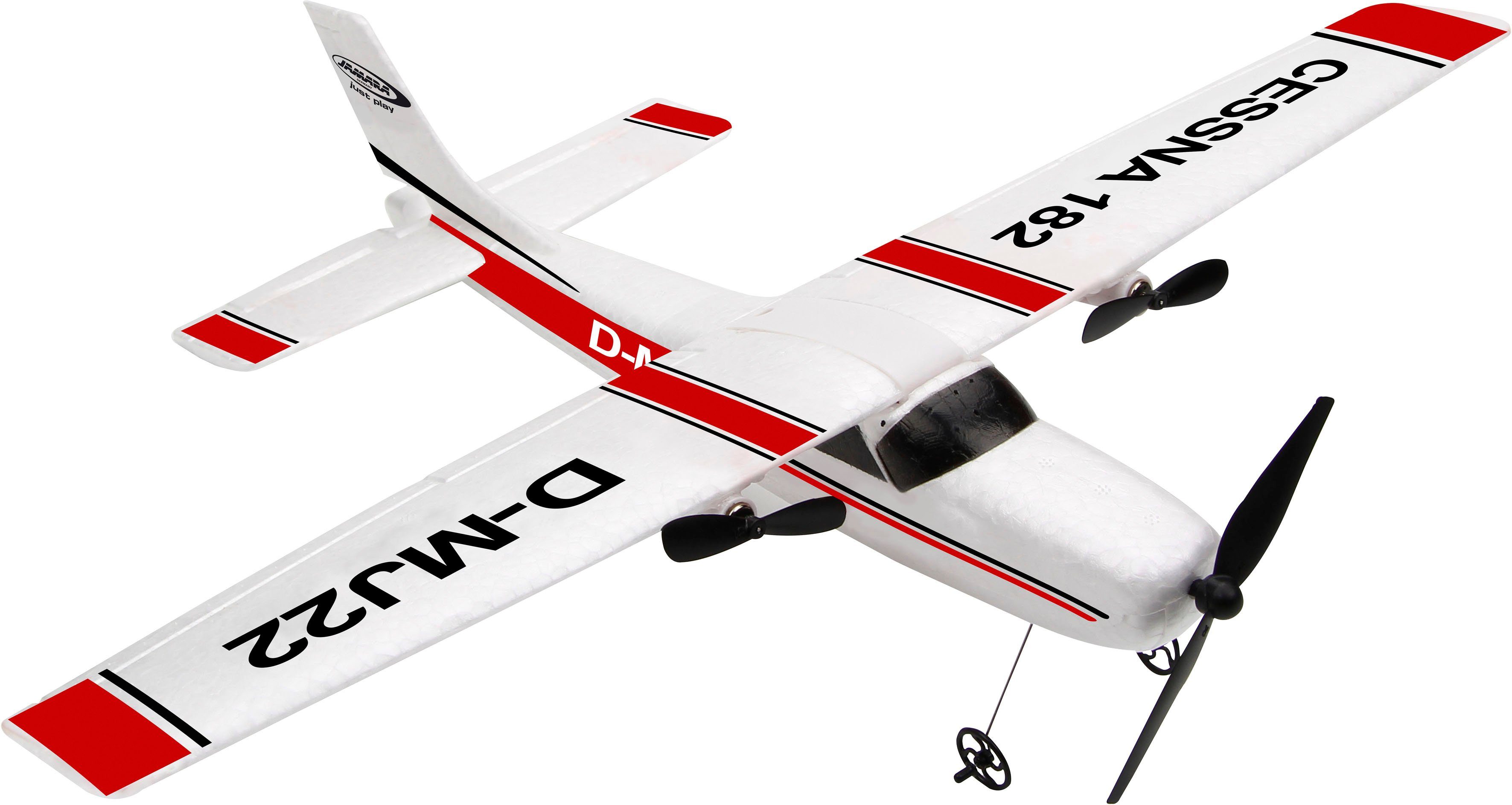 Fx801 máy bay Cessna 182 2.4GHz 2CH RC tàu lượn máy bay Máy bay Drone chuyến bay