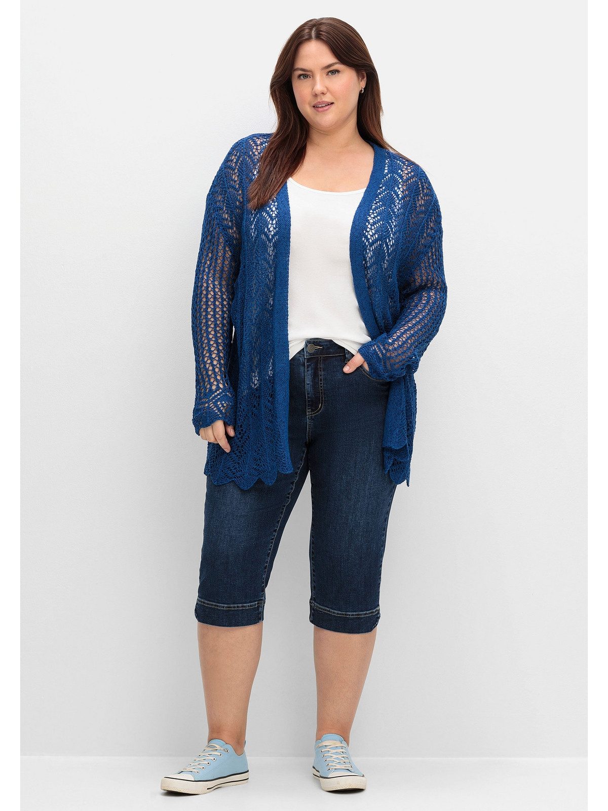 Sheego Caprijeans Große Größen mit Push-up-Effekt, günstig online kaufen