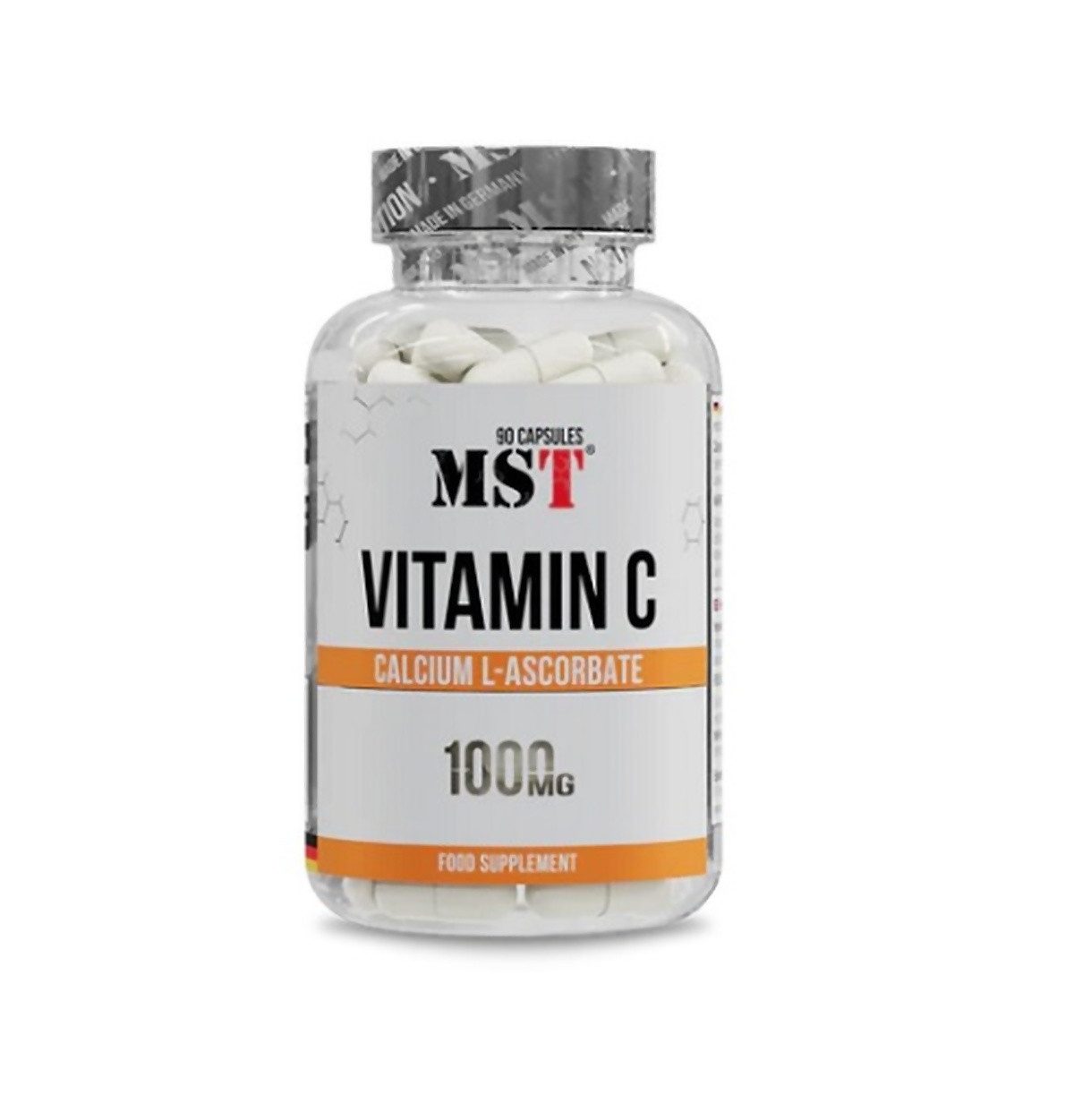 MST Nutrition - Vitamin C Calcium L-Ascorbate 1000mg (90 Kapseln) Kapseln, 132 g