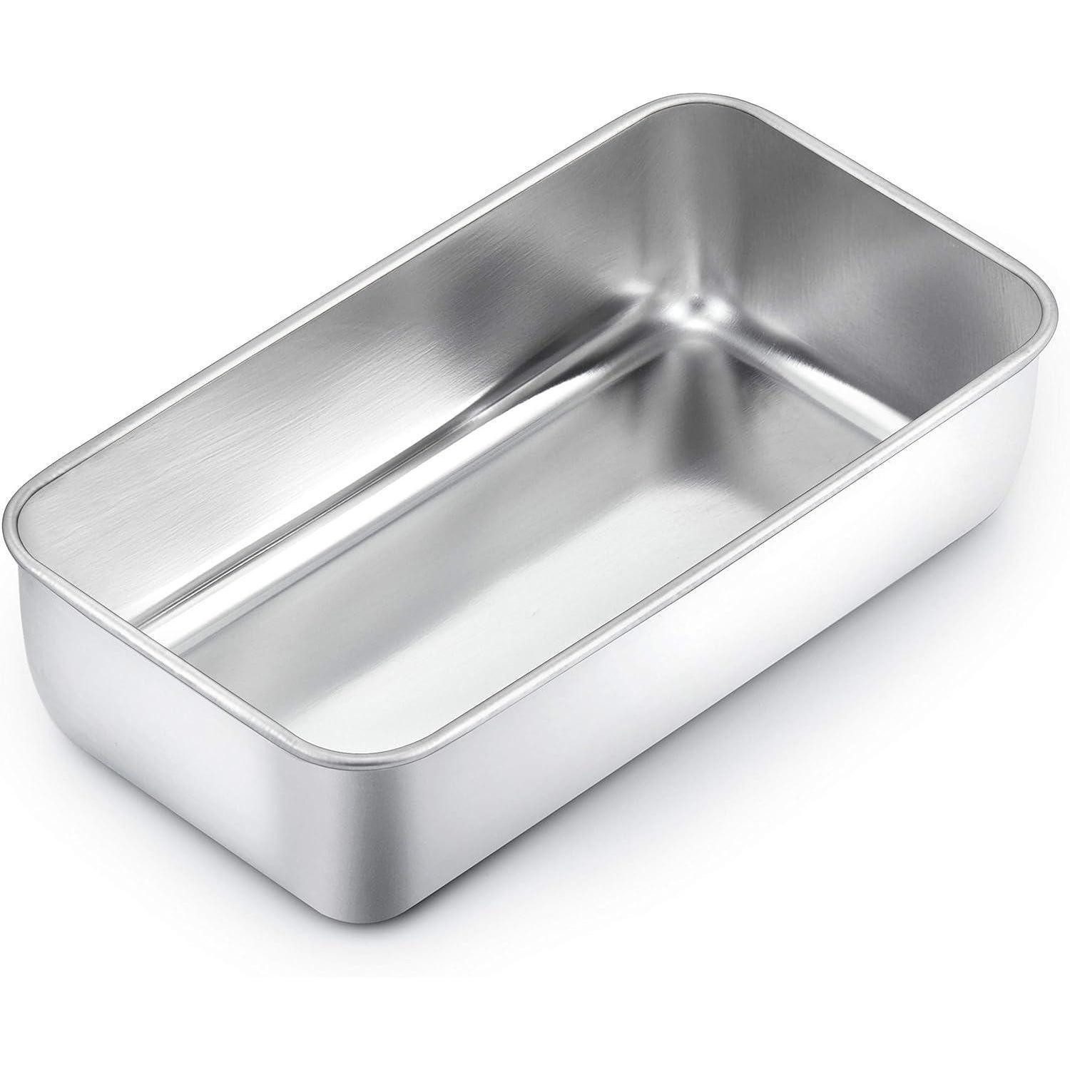 LuxusKollektion Kastenform Brotbackform Edelstahl 23,5x12,6x6cm Brot Kuchen Toast 1 Stück