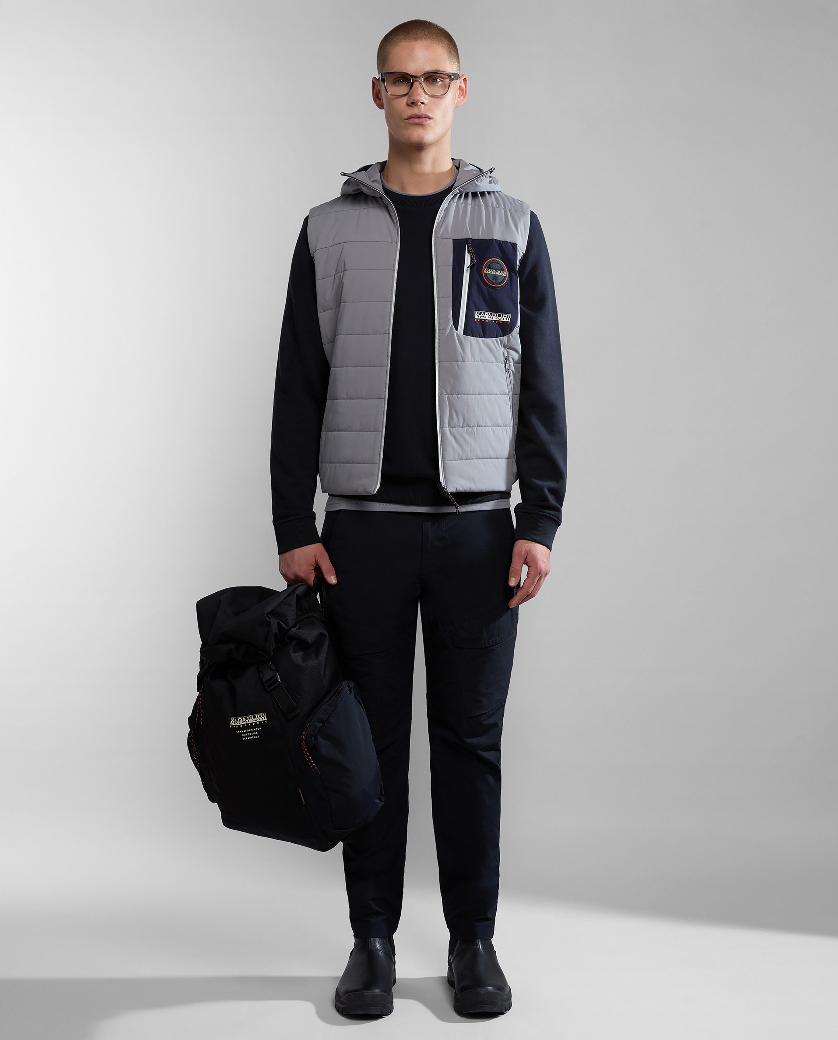 Napapijri Kapuzensweatshirt mit Langarm-Design, aus Baumwolle – Bild 5 von 5