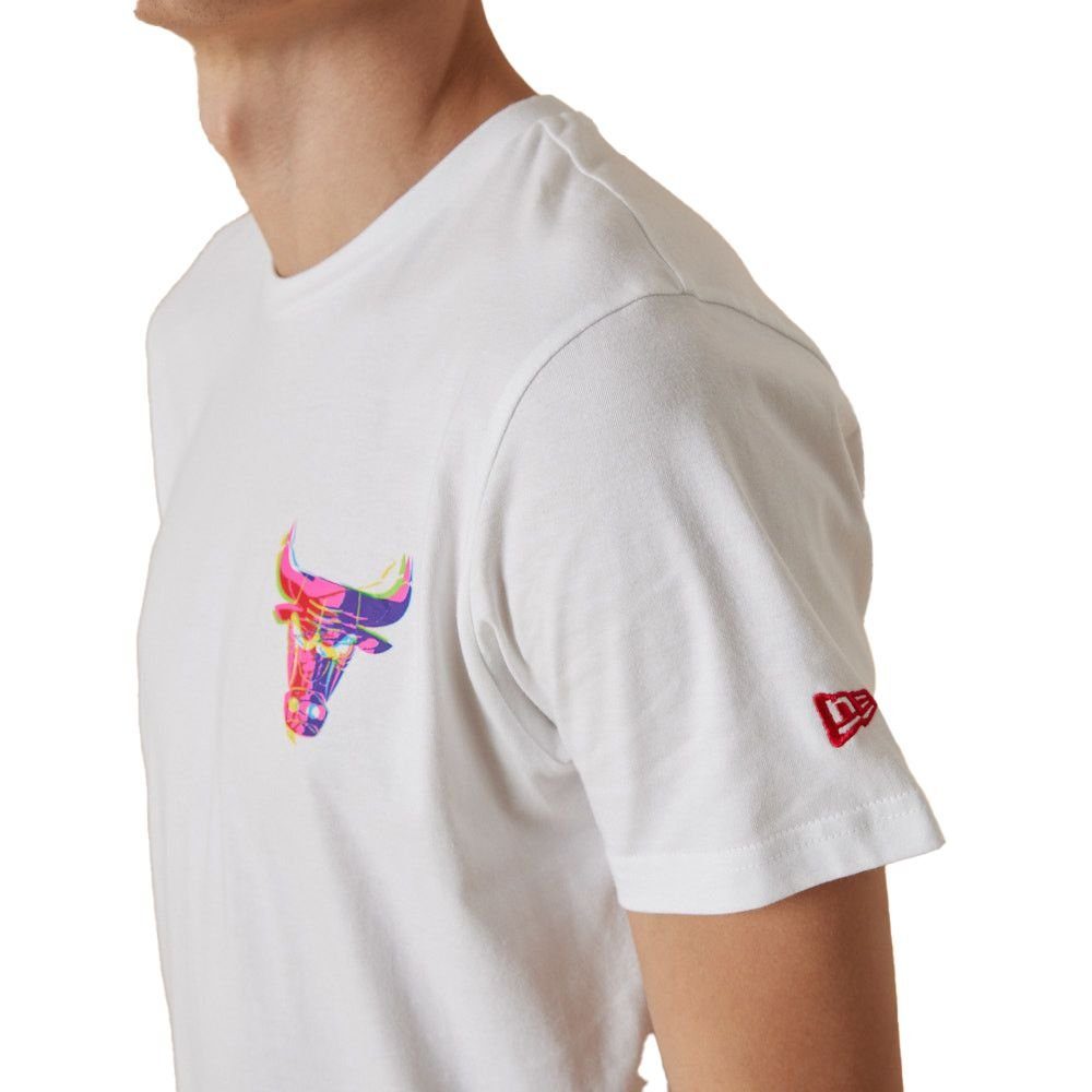 NBA T-Shirt NEU/OVP Neon Print-Shirt New New BULLS Era Tee CHICAGO Era Back