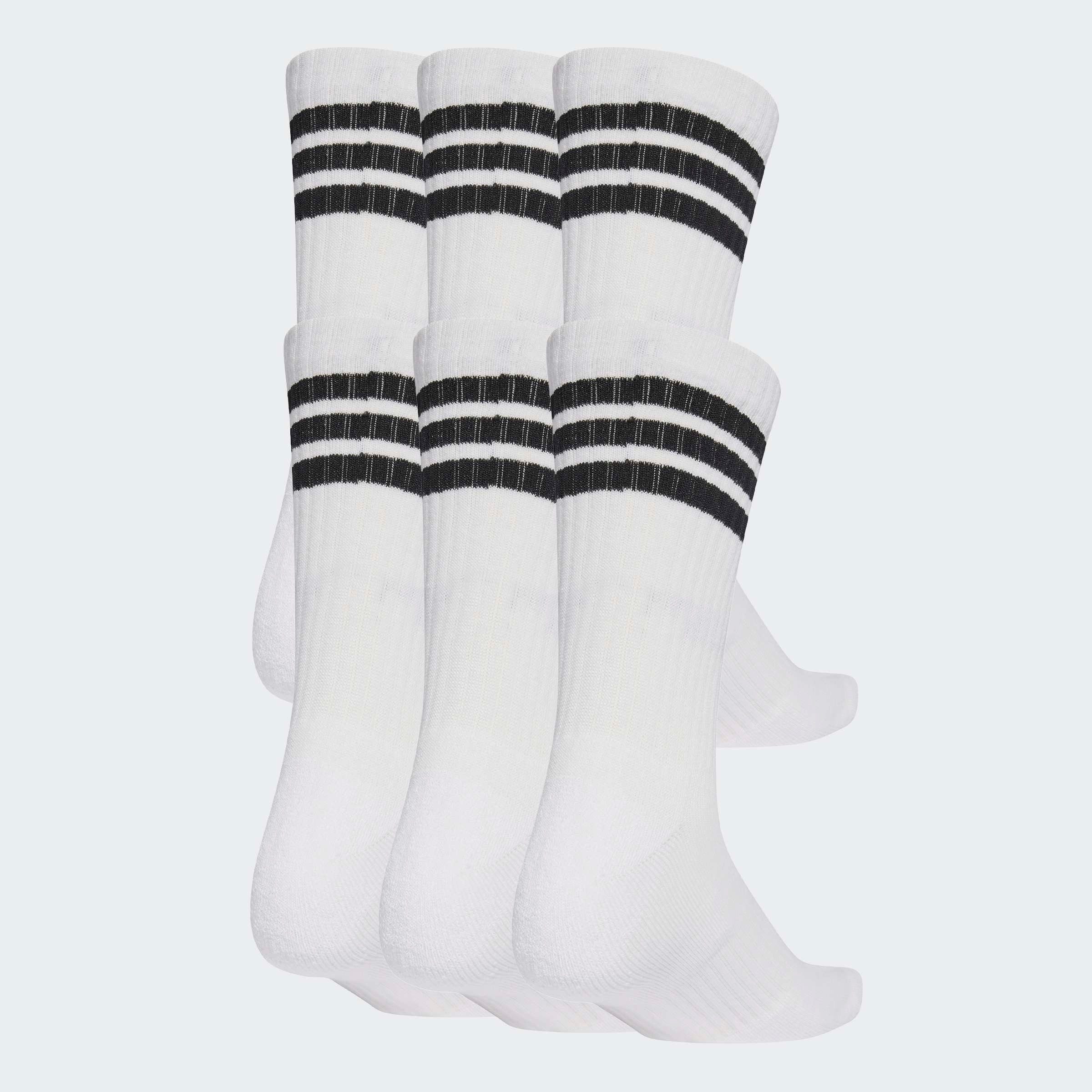 adidas Performance Funktionssocken 3-STREIFEN ESSENTIALS CUSHIONED CREW 6ER-PACK (6-Paar)
