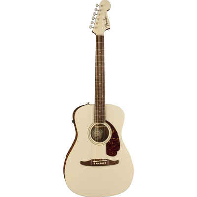 Fender Westerngitarre, Malibu Player WN Olympic White - Westerngitarre
