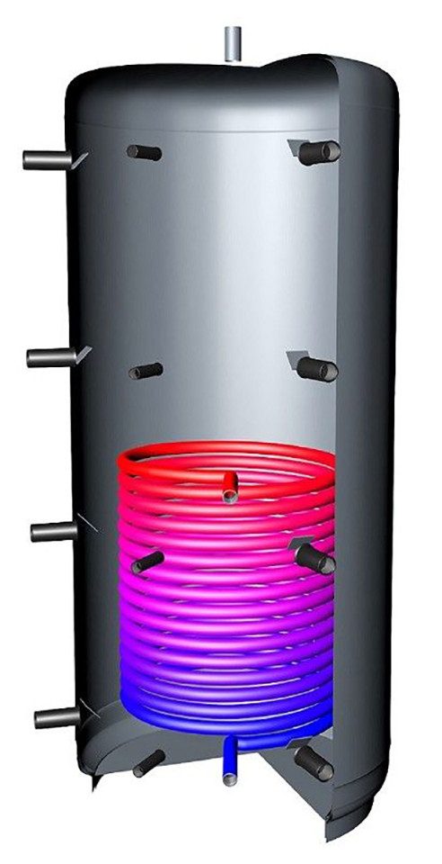 Alpha Thermotec Wärme-Pufferspeicher Pufferspeicher exkl. ISO - 1 WT, 1000 l