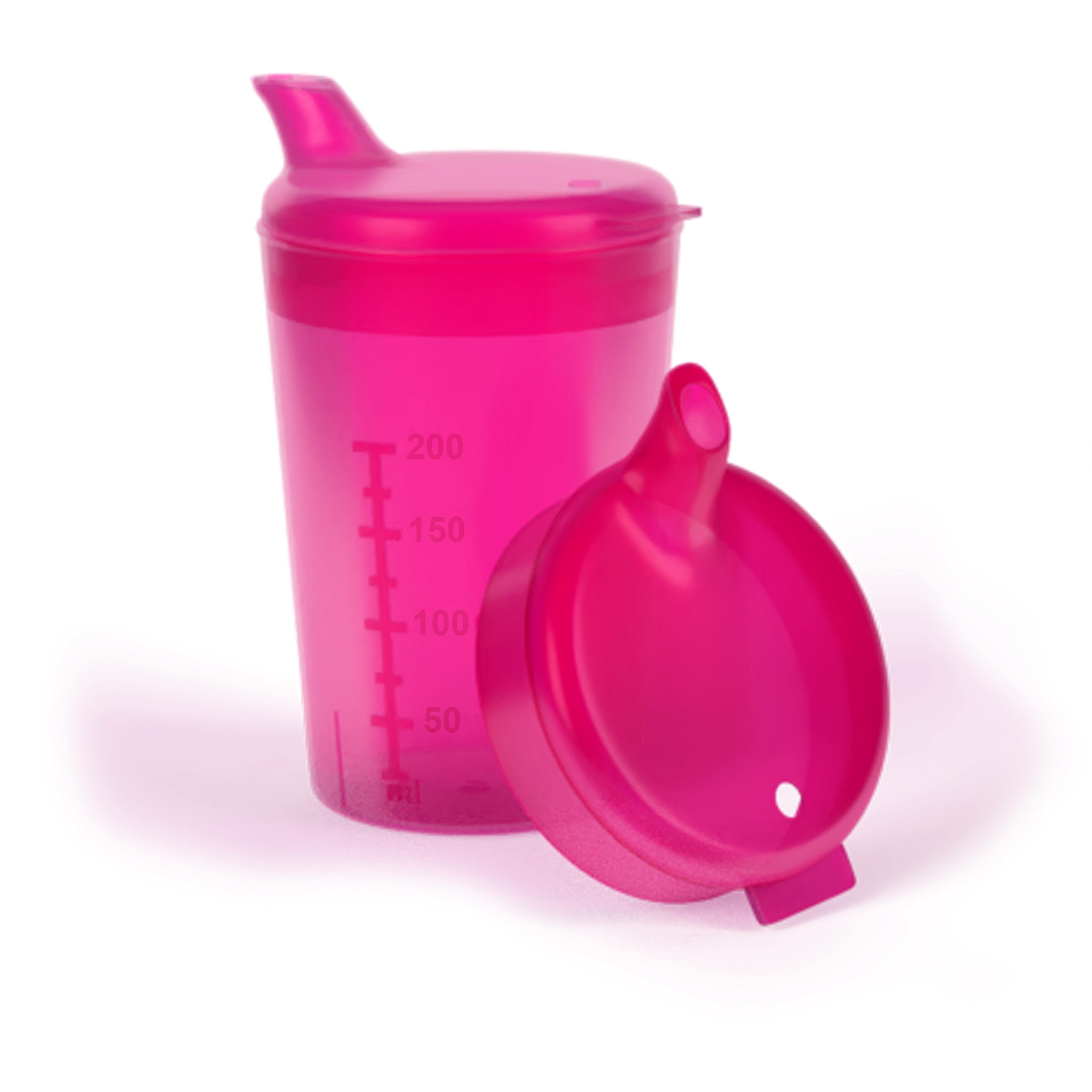 Horn Medical Schnabelbecher Horn Medical Schnabelbecher / Trinkhilfe 250ml rot, 1-tlg., lebensmittelechtes Polypropylen (PP), bunte & leicht erkenn-/greifbare Optik/Haptik, spülmaschinenfest