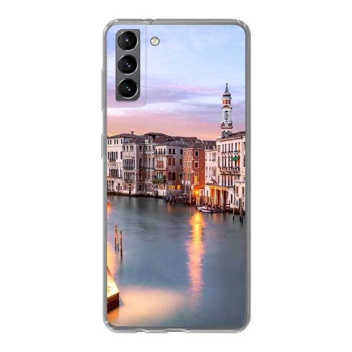 MuchoWow Handyhülle Der Canal Grande in Venedig Phone Case Handyhülle Samsung Galaxy S21 Plus Silikon Schutzhülle