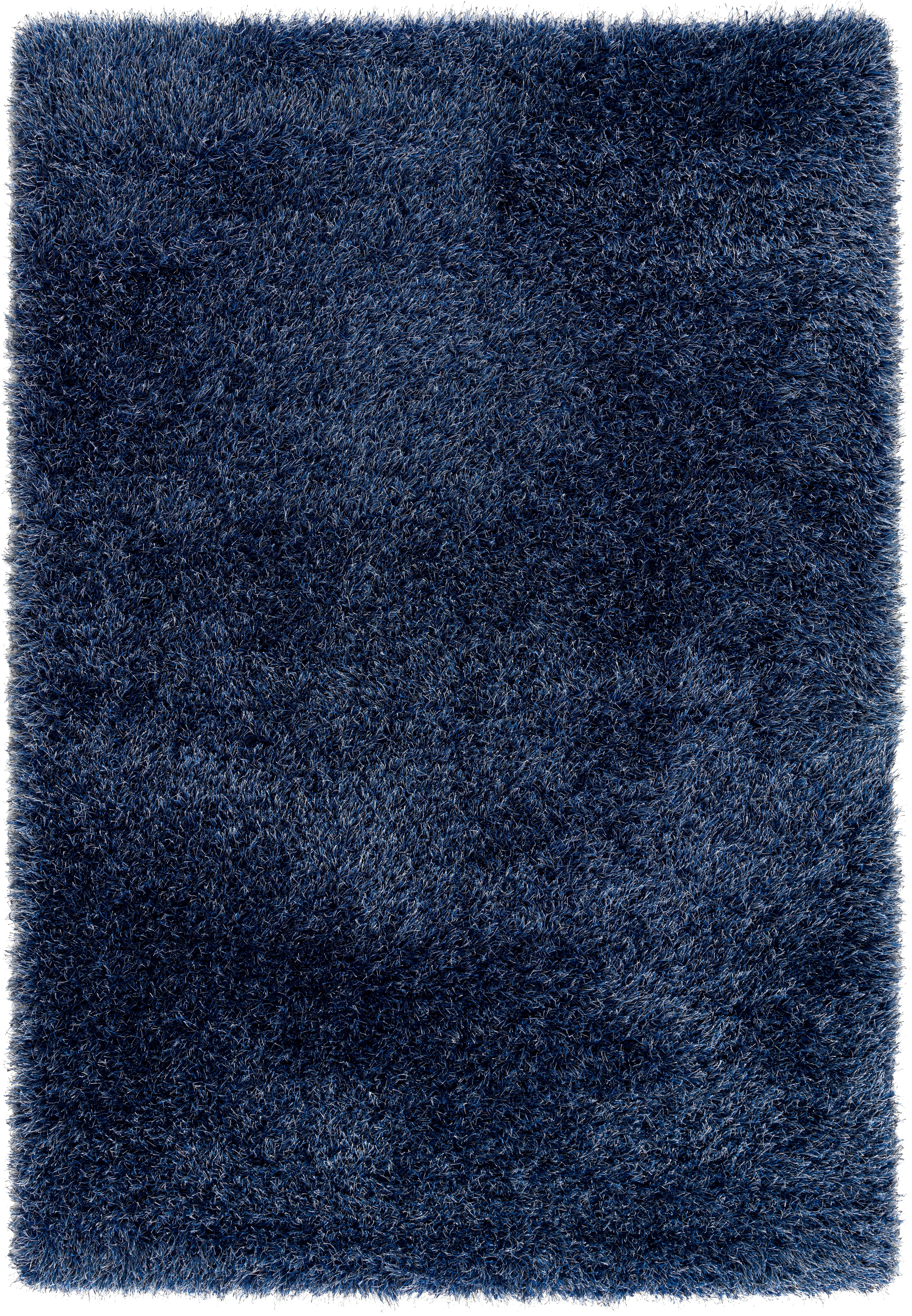home, Amadeo, einfarbig Höhe: 73 my rechteckig, besonders Hochflor-Teppich jeansblau langer mm, Flor,