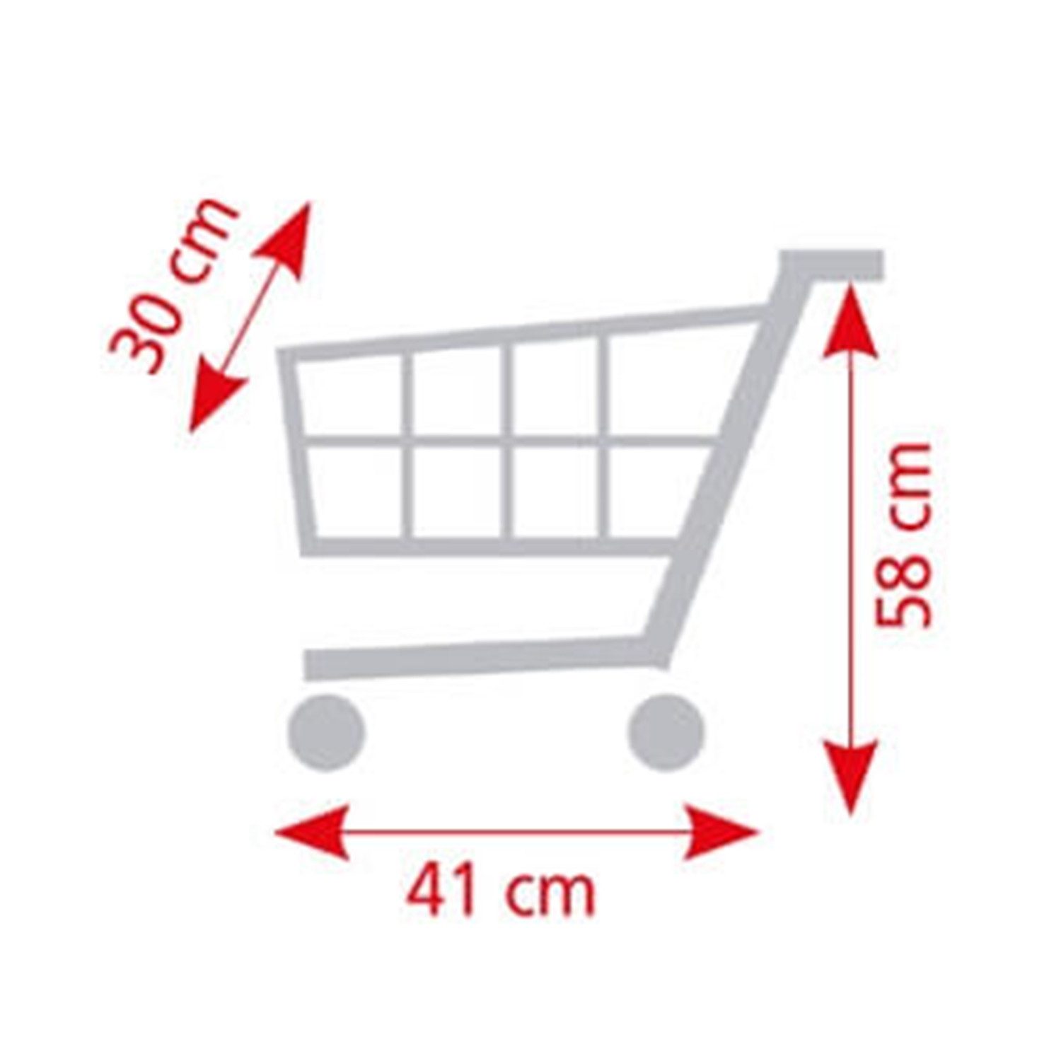 CHIC2000 Spiel-Einkaufswagen 760 50 Supermarkt-Einkaufswagen