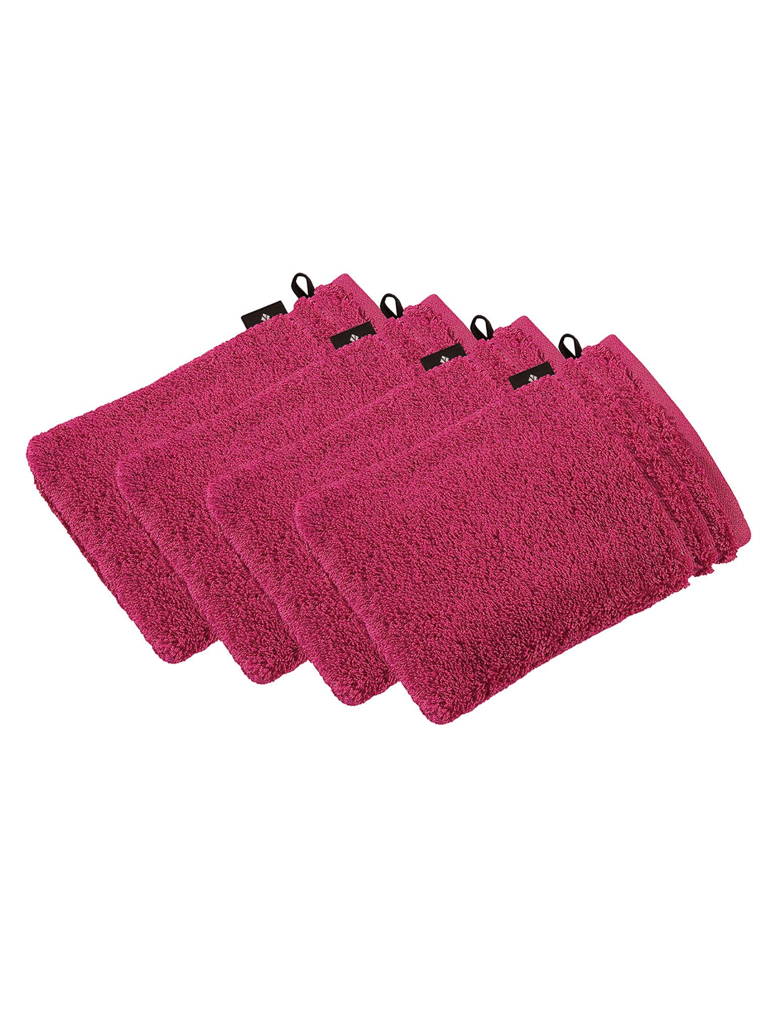 Vossen Waschhandschuh 4er Pack Waschhandschuh 22 x 16 cm Calypso feeling, Frottier (Spar-Set, 4-St)