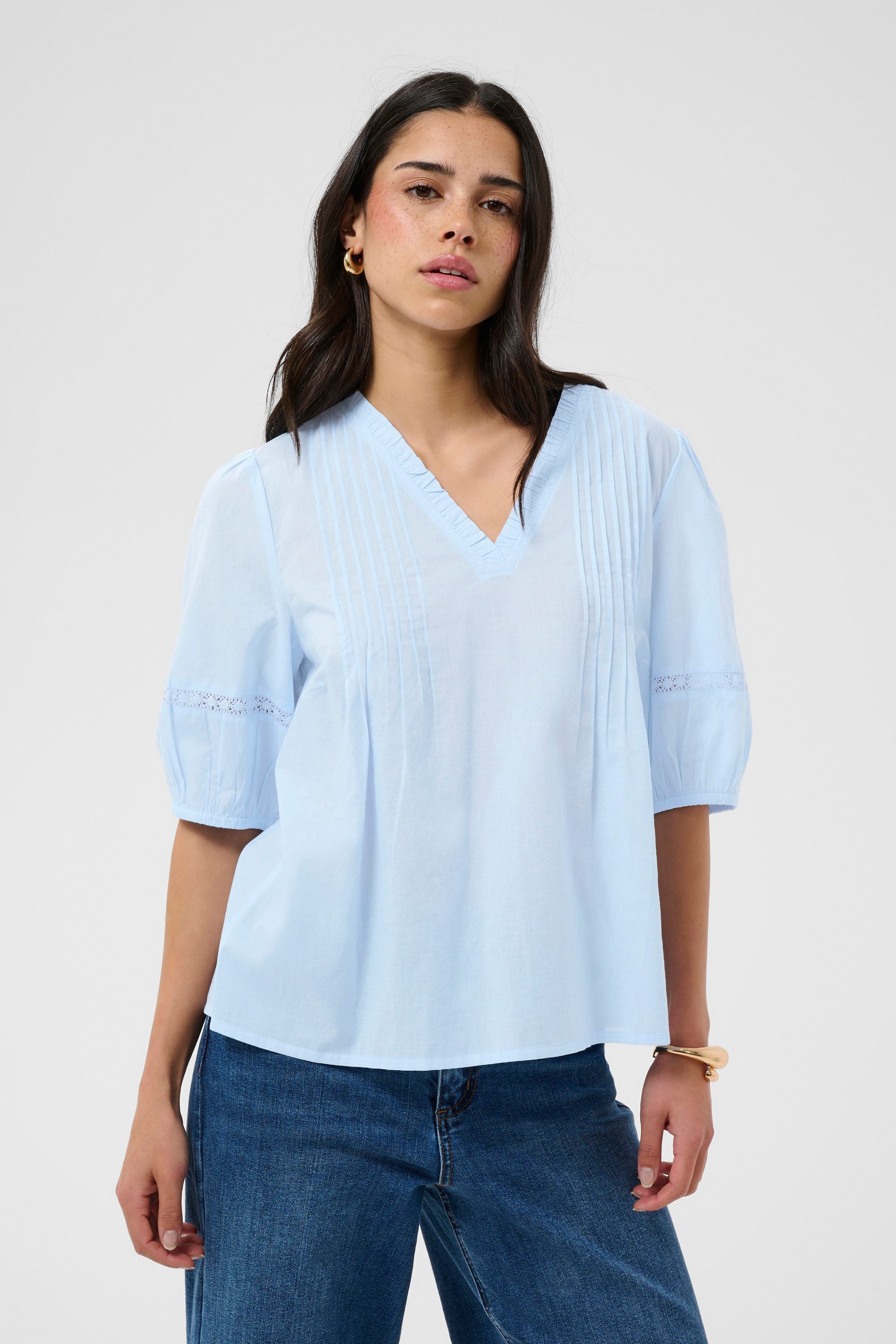 Langarmbluse Langarm-Bluse KAvalerie