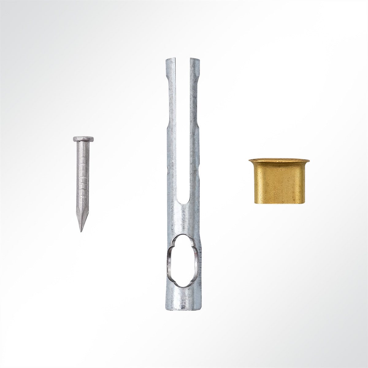 LYSEL® Abspannleine Seilendverschluss nach Zollvorschrift TIR verzinkt 6mm (1-tlg), 58 mm [L]