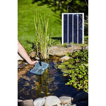 Heissner UVC-Klärer Heissner Solar Unterwasserfilter-Set mit Wasserspi