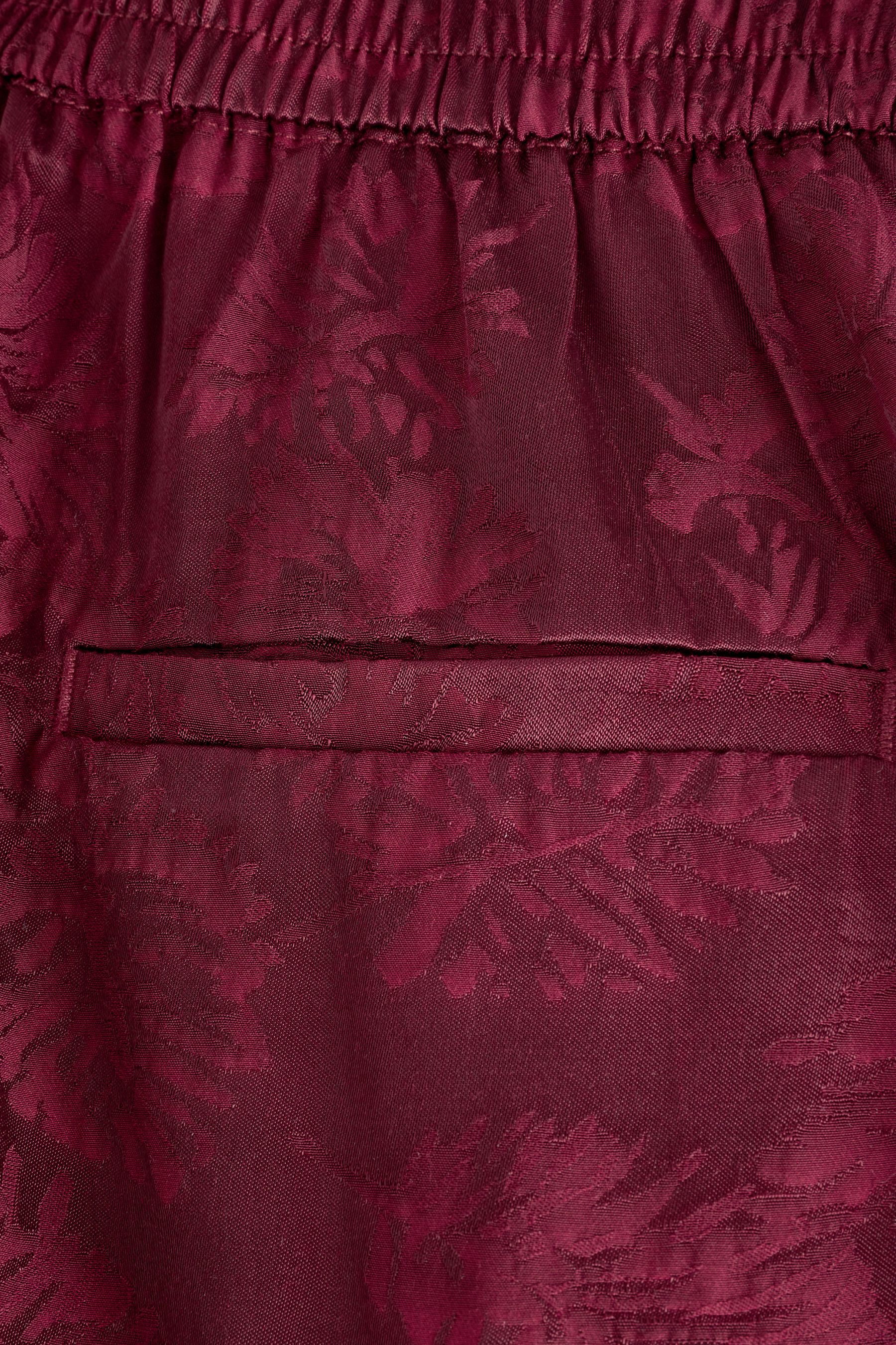 Next Haremshose Satin-Haremshose mit Jacquardmuster (1-tlg)