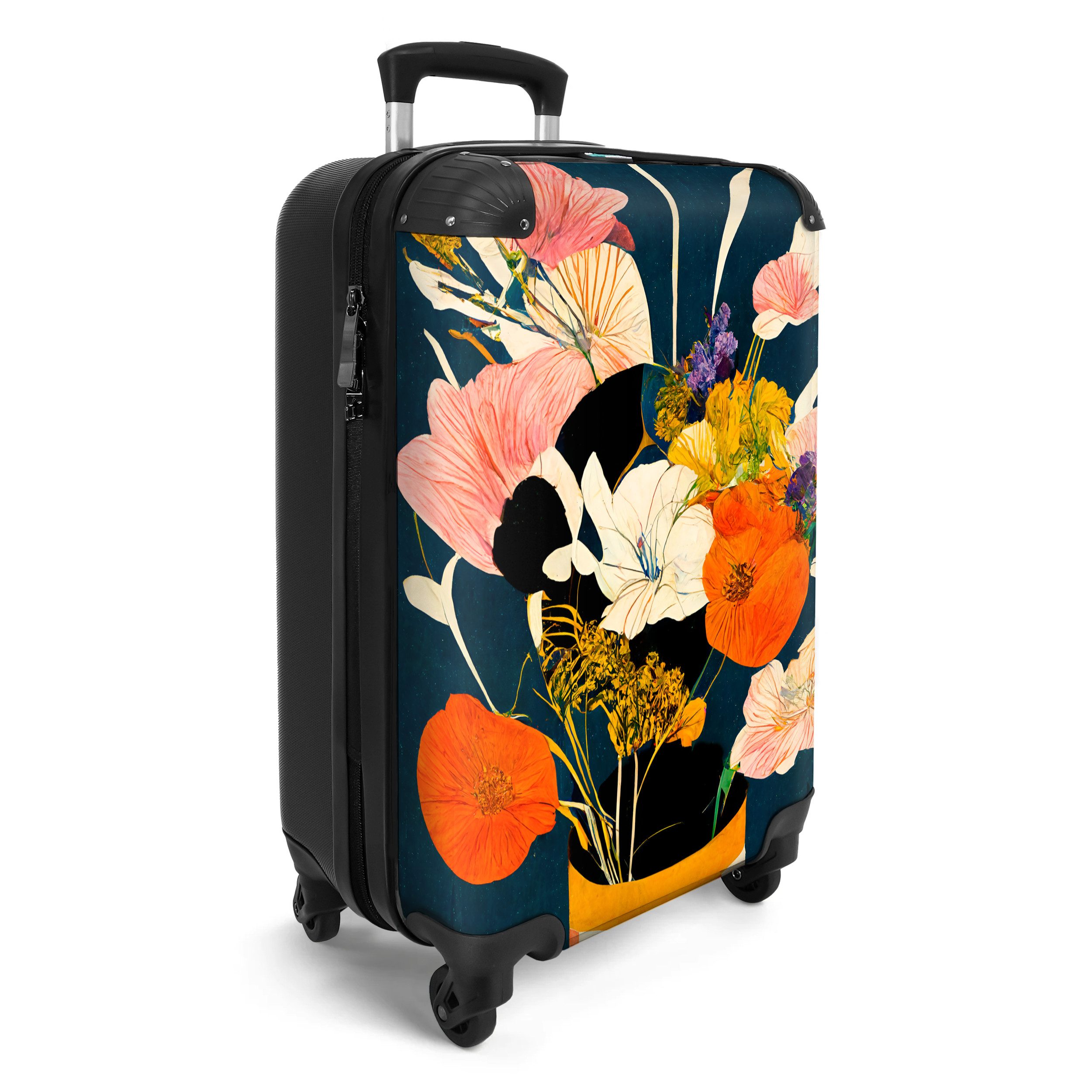 NoBoringSuitcases.com© Hartschalen-Trolley Blumen - Vase - günstig online kaufen