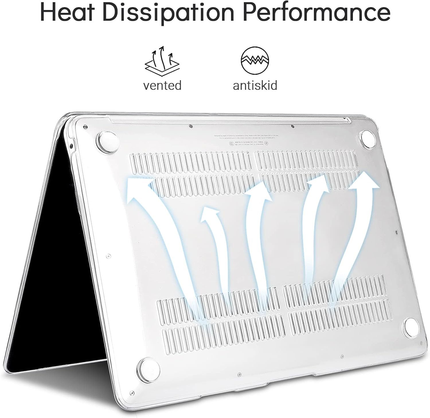 CLM-Tech Laptop-Hülle für 13,6 Zoll, MacBook Air 13,6 Zoll M5 M4 M3 M2 (2026-2022) A3449 A3240 A3113 A2681