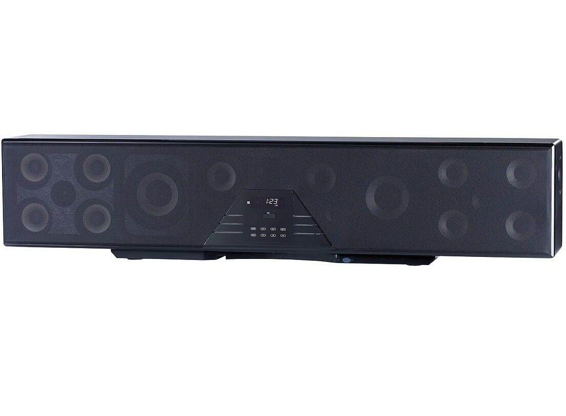 insgesamt auvisio 5.1-Surround-Sound Lautsprecher) 4.0, 125 W, 15 250 Watt 6-Kanal-3D-Soundbar (Bluetooth, Soundbar HDMI,