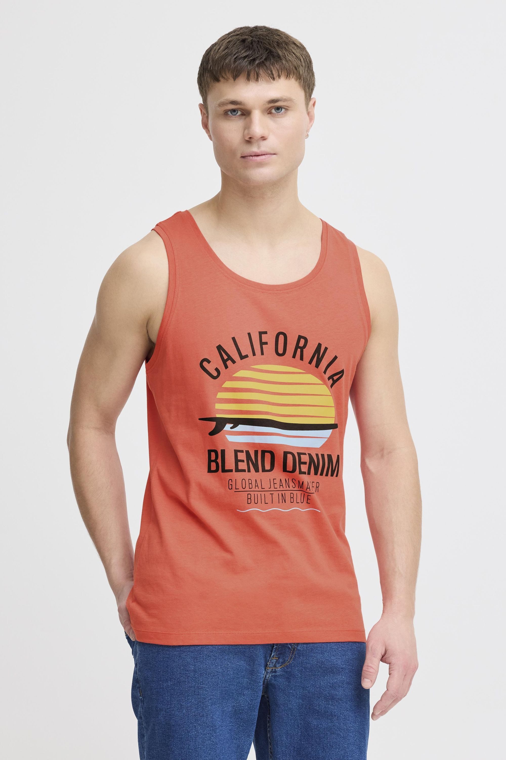 Blend Tanktop BHCali Lässiges Tanktop mit Rundhalssauschnitt und Print