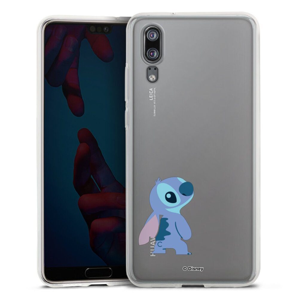 DeinDesign Handyhülle Lilo & Stitch Fanartikel Disney Stitch Smiling, Huawei P20 Silikon Hülle Bumper Case Handy Schutzhülle