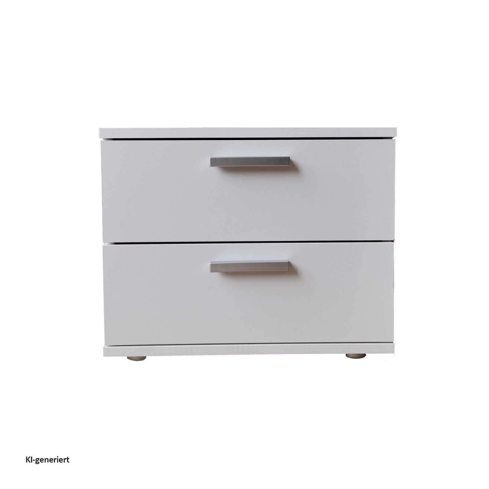 Nachtkommode Nachtschrank Nina mit zwei Schubladen