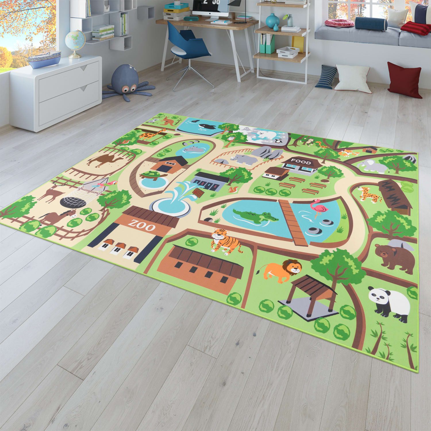 TT Home Teppich, Rechteckig, Höhe: 4 mm, Kinderzimmerteppich Teppich Junge günstig online kaufen