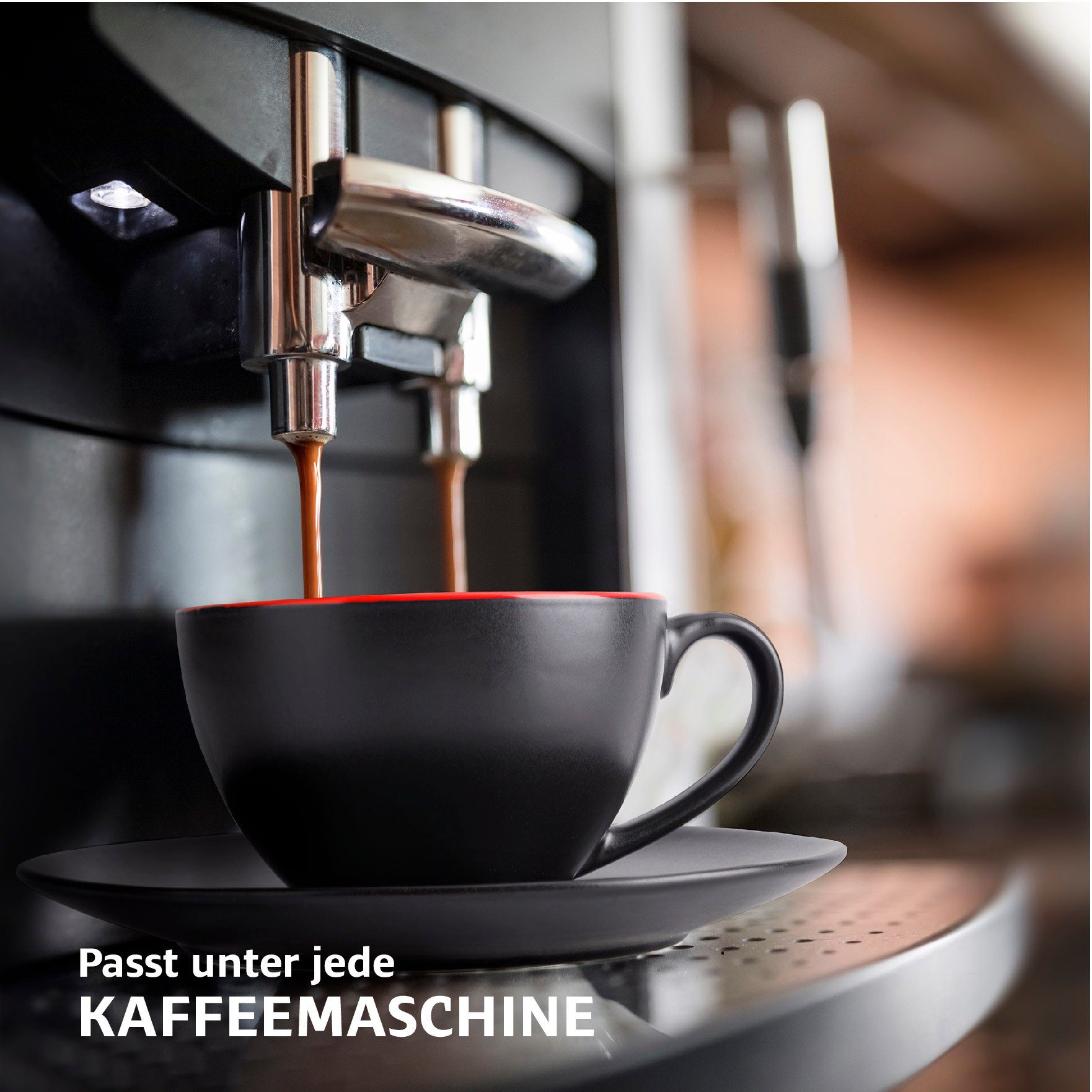 MiaMio Cappuccinotasse 6 x 175ml Cappuccino Tassen / Cappuccinotassen Set Innen Farbig