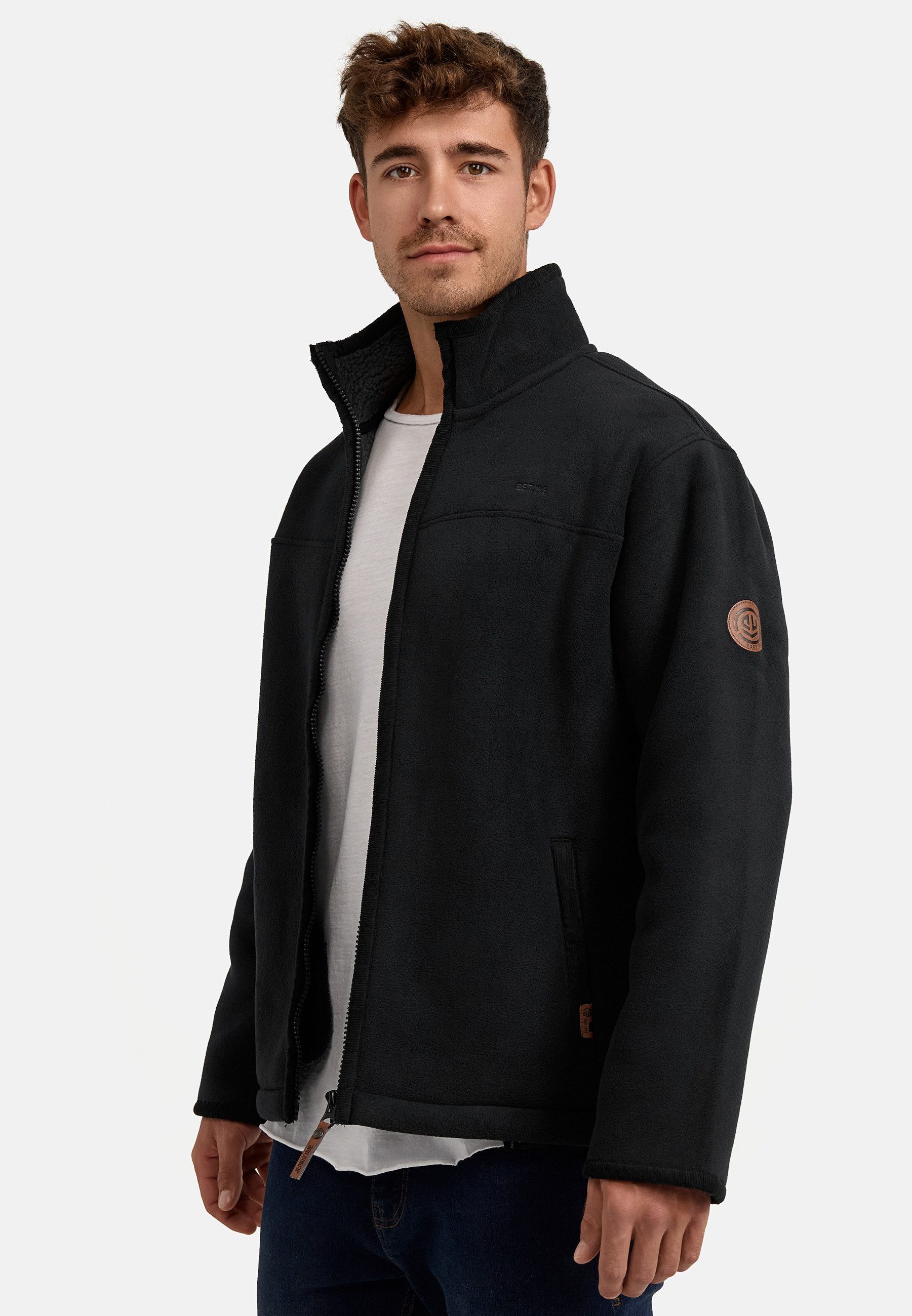 Indicode Fleecejacke Herren INEmilos Übergangsjacke Herrenjacke